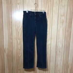 Riders by Lee Vintage 90s Denim Mid Rise Indigo Rinse Straight Leg Jeans 8P